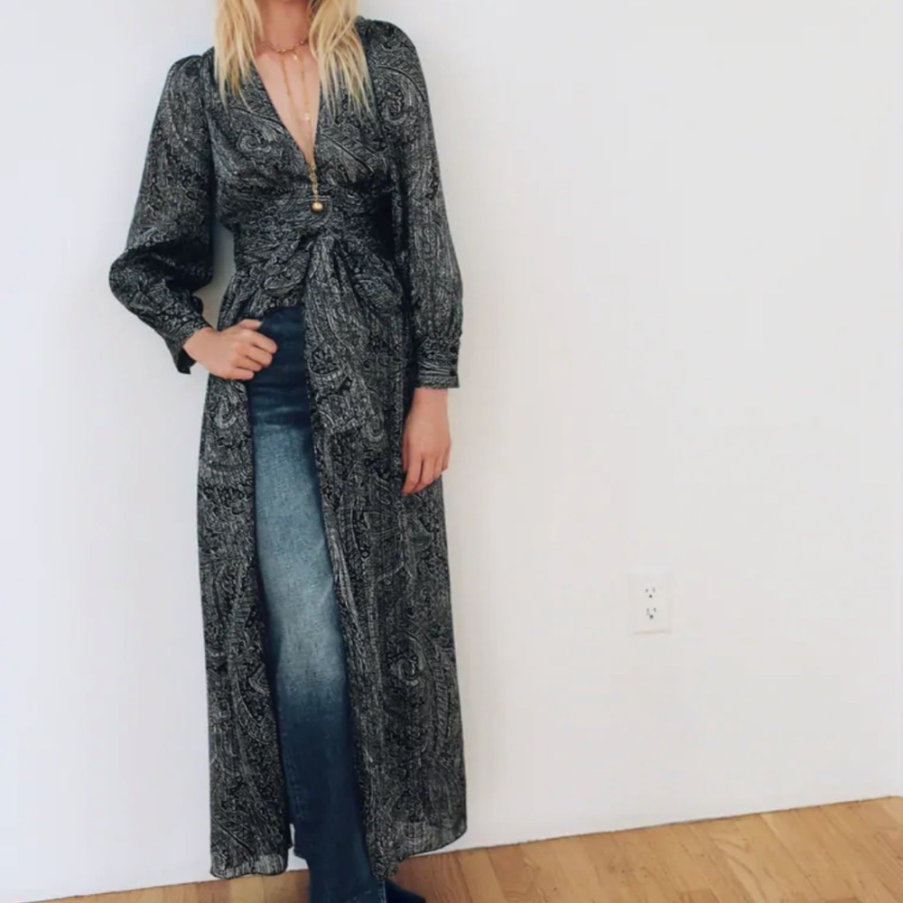 ZARA LONG PRINT DRESS Limited Edition